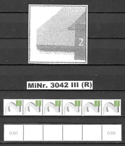 Brd plattenfehler minr 3042 - ,