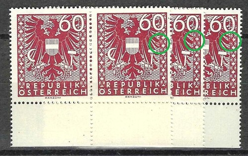 Plattenfehler wappen 60rpf - wappen,
