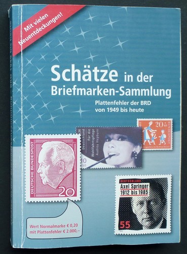 Briefmarken plattenfehler brd - plattenfehler,
