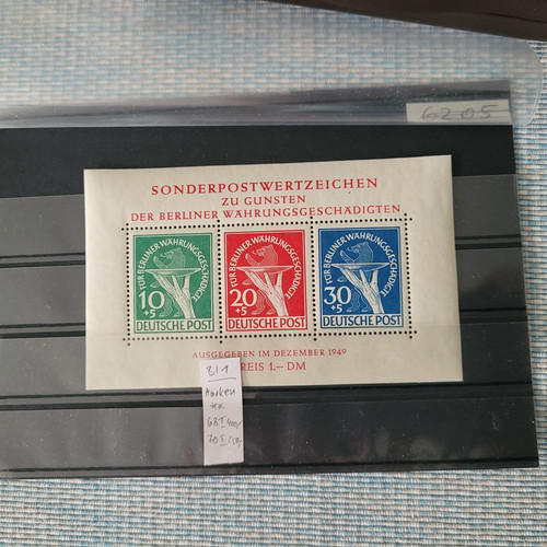 Berlin block postfrisch am - 1, postfrisch,
