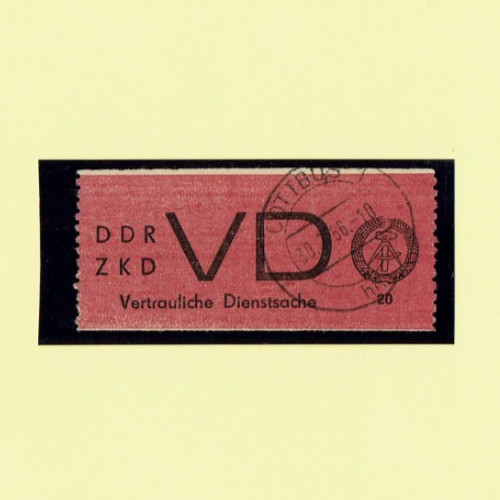 Ddr dienstmarken 1965 zkd - dienstmarken,
