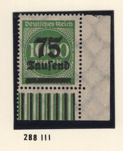 Inflation minr 288 iii - minr., **