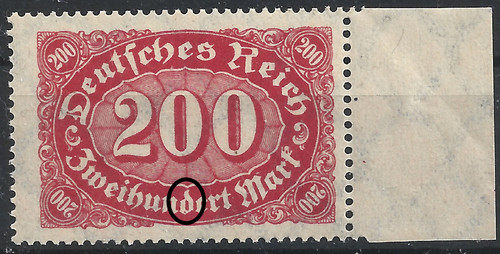 Minr 248c mit - mit, plattenfehler