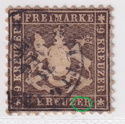 Württemberg 28d - nr.,