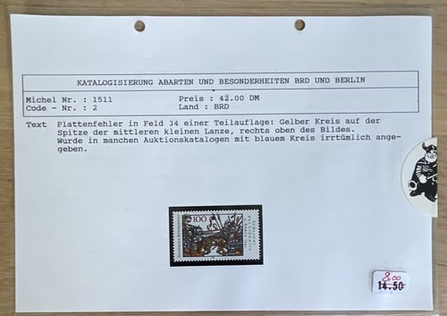 Brd michel 1511 - michel, nr.