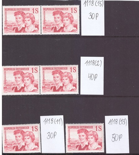 Lot plattenfehler abart ank - ,