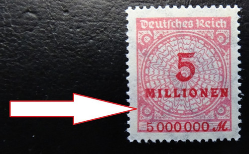 Deutsches reich 317 - a, pe
