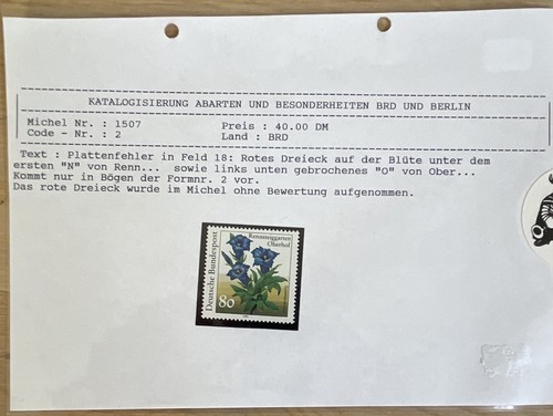 Brd bundesrepublik michel - michel, 1507