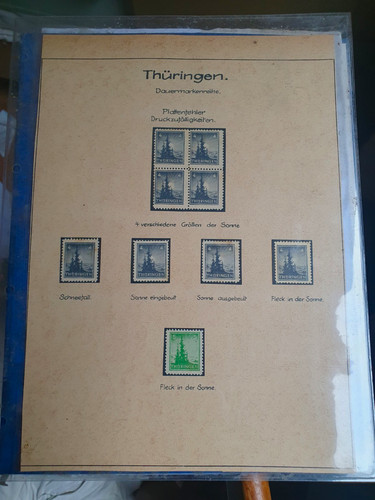 Thüringen dauermarkenreihe - thüringen,