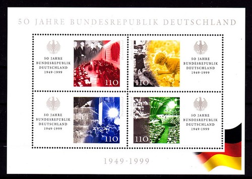 Bund 1999 plattenfehler - 1999, block