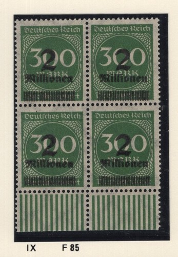 Inflation minr 310 - minr., ix