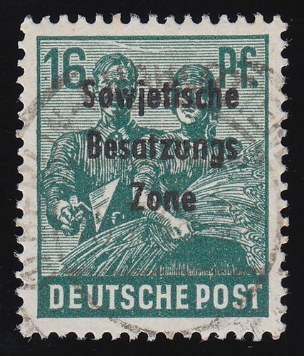 188 sbz aufdruck 16 - a, pf