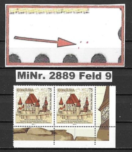 Brd plattenfehler minr 2889 - plattenfehler, minr.