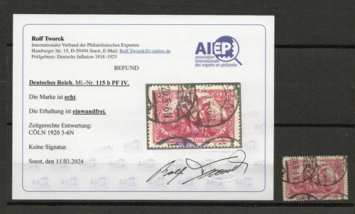 Reich 1920 115 b - 1920,nr.,
