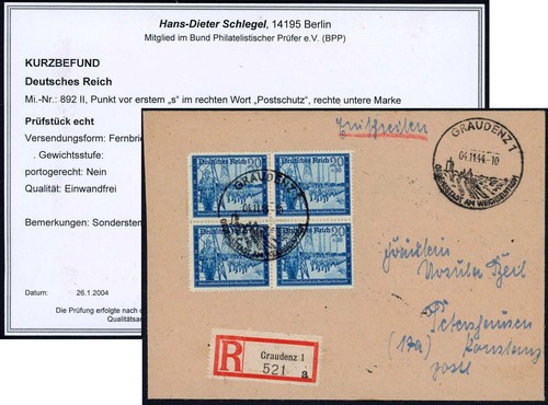 892 ii plattenfehler im - d.r.,