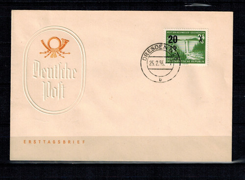 Ddr 449 plattenfehler iii fdc - ddr,