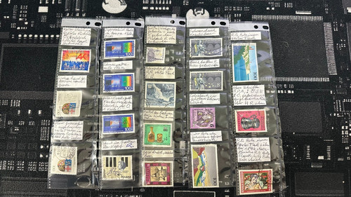 Briefmarken sammlung abarten - sammlung,