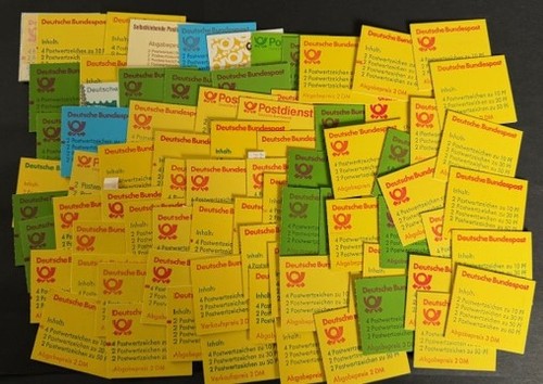 100 postfrische viele - 100, mh,