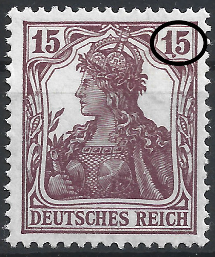 Germania minr 142a geprüft - germania,