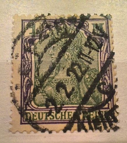 Briefmarke 1922 deutsches - briefmarke,