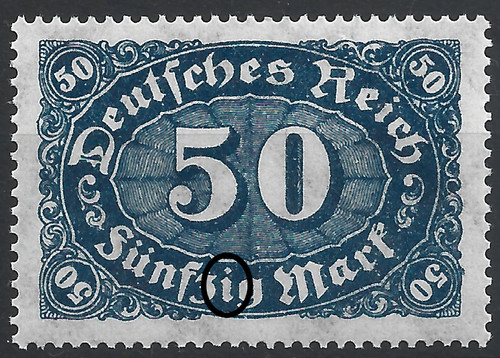 Minr 246a mit - mit, plattenfehler