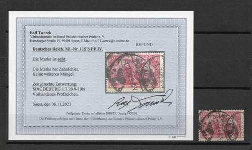 Reich 1920 115 b - 115,